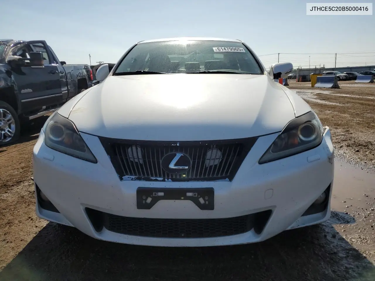 2011 Lexus Is 350 VIN: JTHCE5C20B5000416 Lot: 61479965