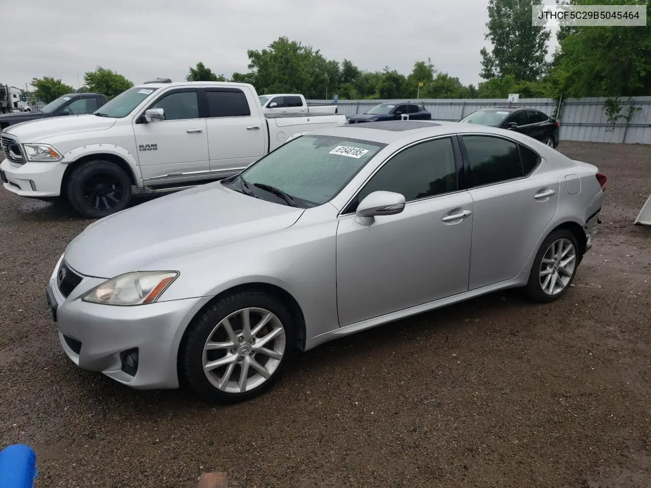 2011 Lexus Is 250 VIN: JTHCF5C29B5045464 Lot: 61548185
