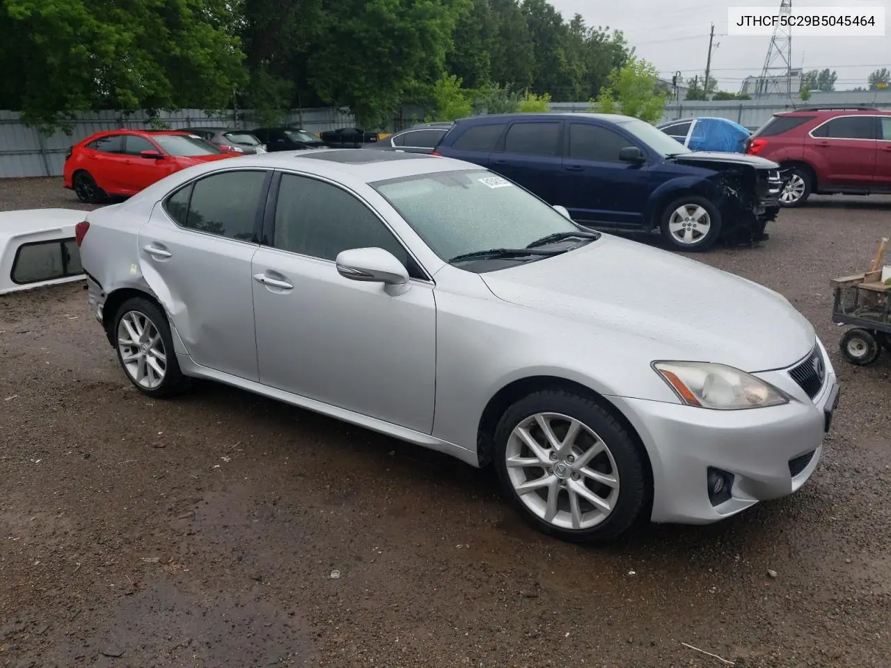 2011 Lexus Is 250 VIN: JTHCF5C29B5045464 Lot: 61548185