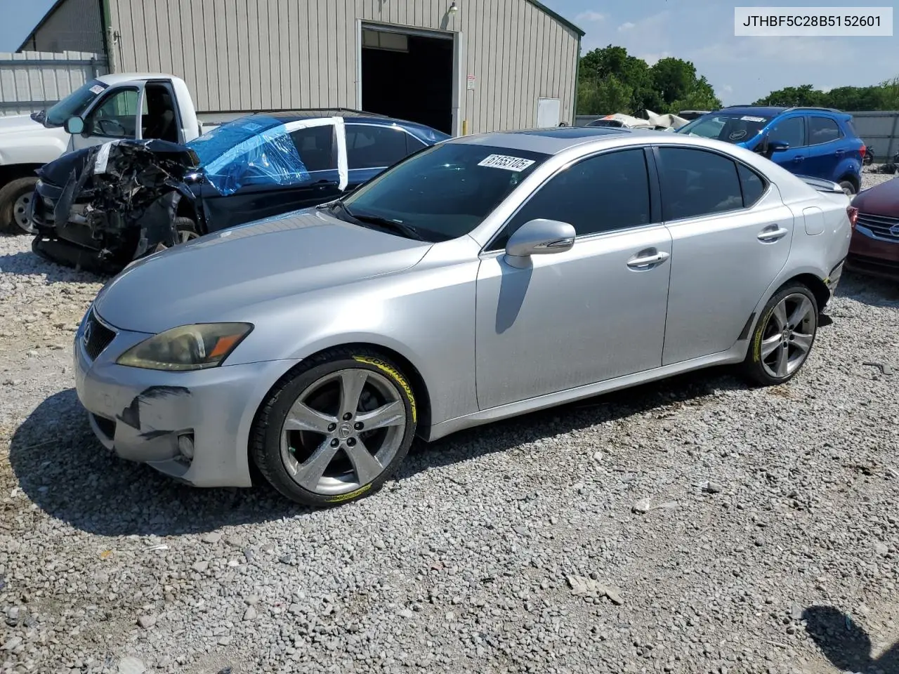 2011 Lexus Is 250 VIN: JTHBF5C28B5152601 Lot: 61553105