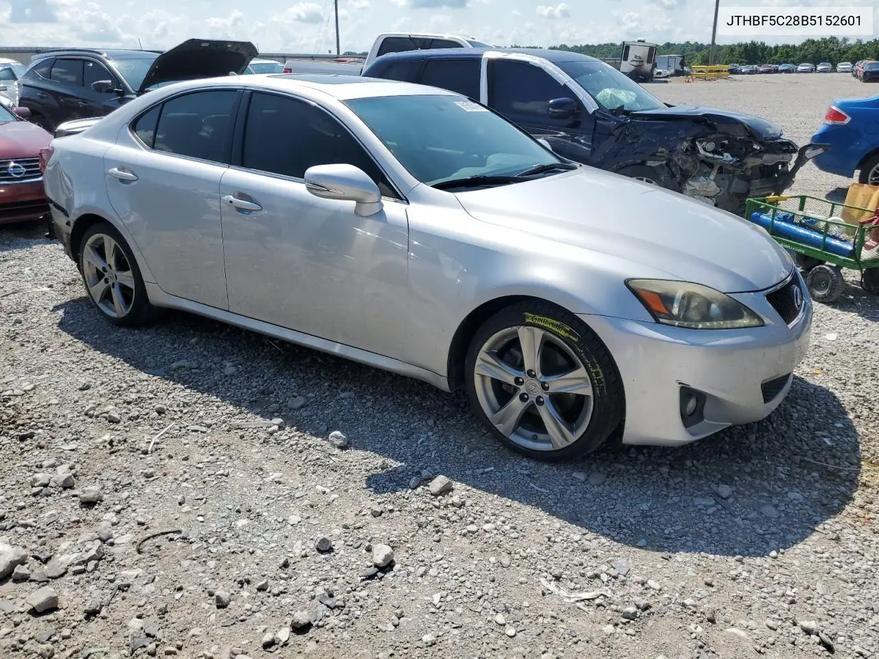 2011 Lexus Is 250 VIN: JTHBF5C28B5152601 Lot: 61553105