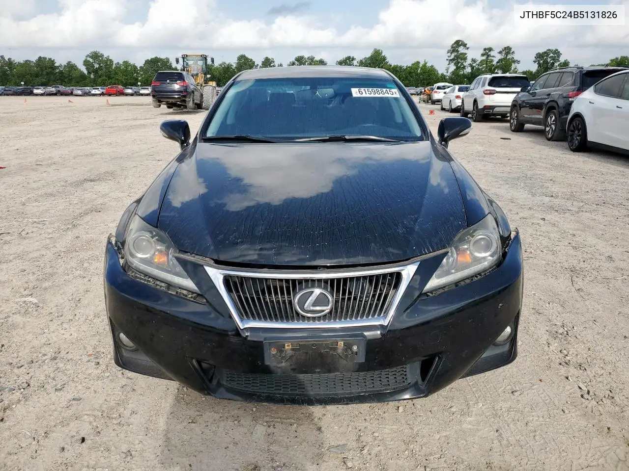 2011 Lexus Is 250 VIN: JTHBF5C24B5131826 Lot: 61598845