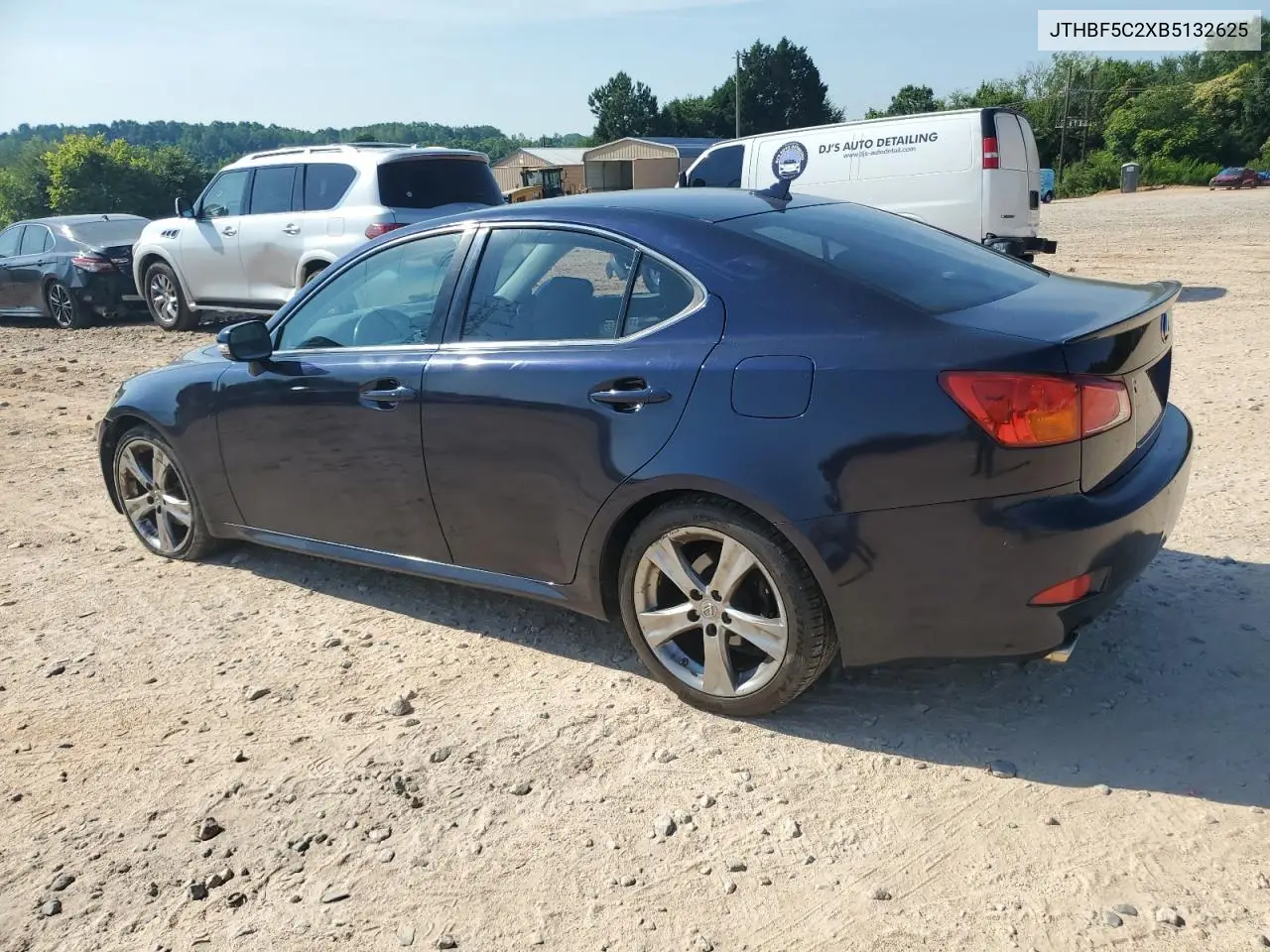 2011 Lexus Is 250 VIN: JTHBF5C2XB5132625 Lot: 62080485