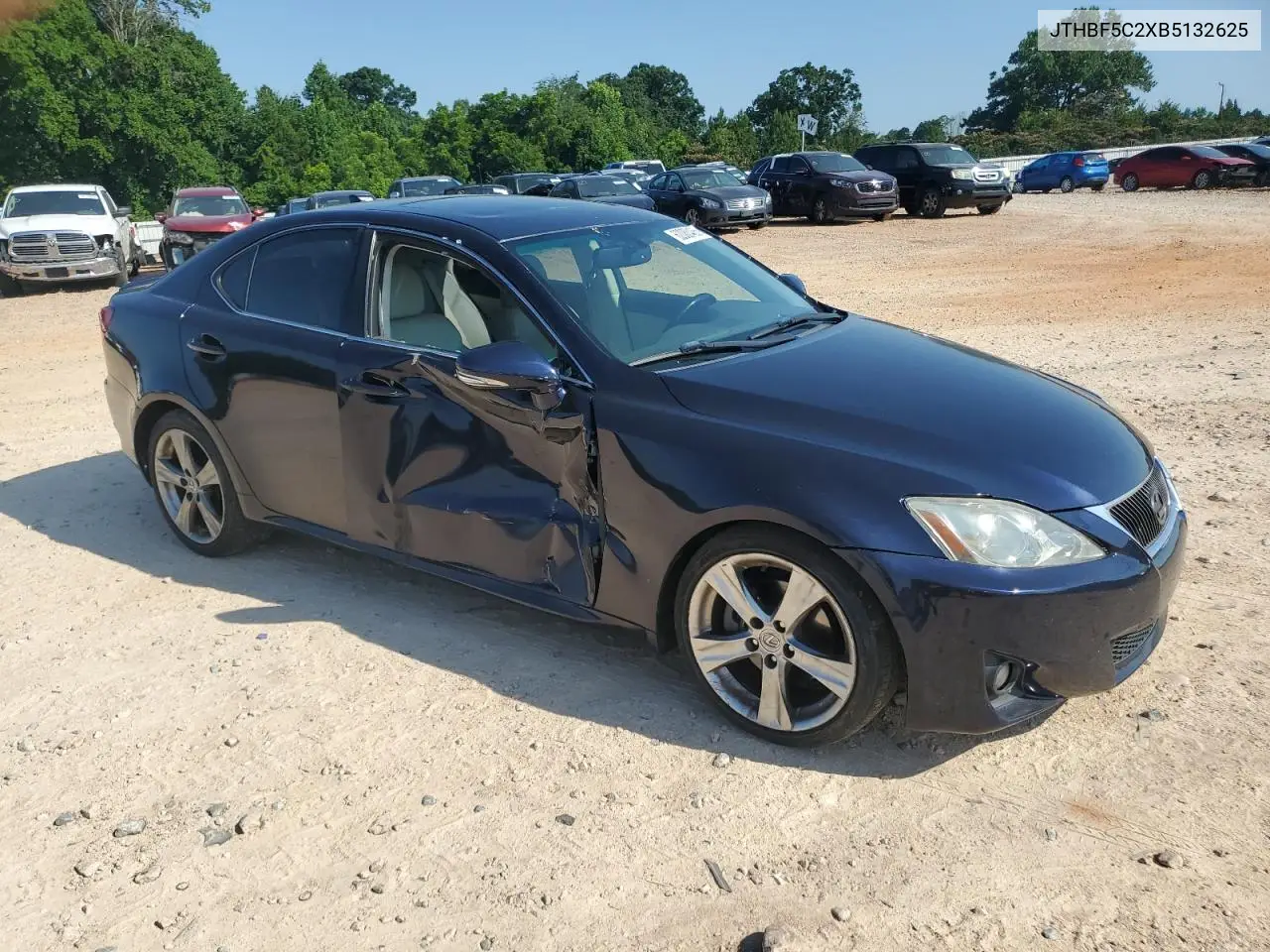 2011 Lexus Is 250 VIN: JTHBF5C2XB5132625 Lot: 62080485