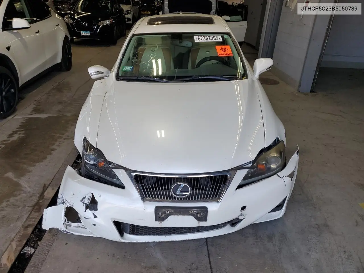2011 Lexus Is 250 VIN: JTHCF5C23B5050739 Lot: 62362395