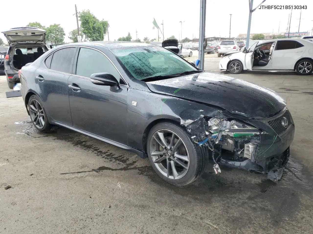 2011 Lexus Is 250 VIN: JTHBF5C21B5130343 Lot: 62505725