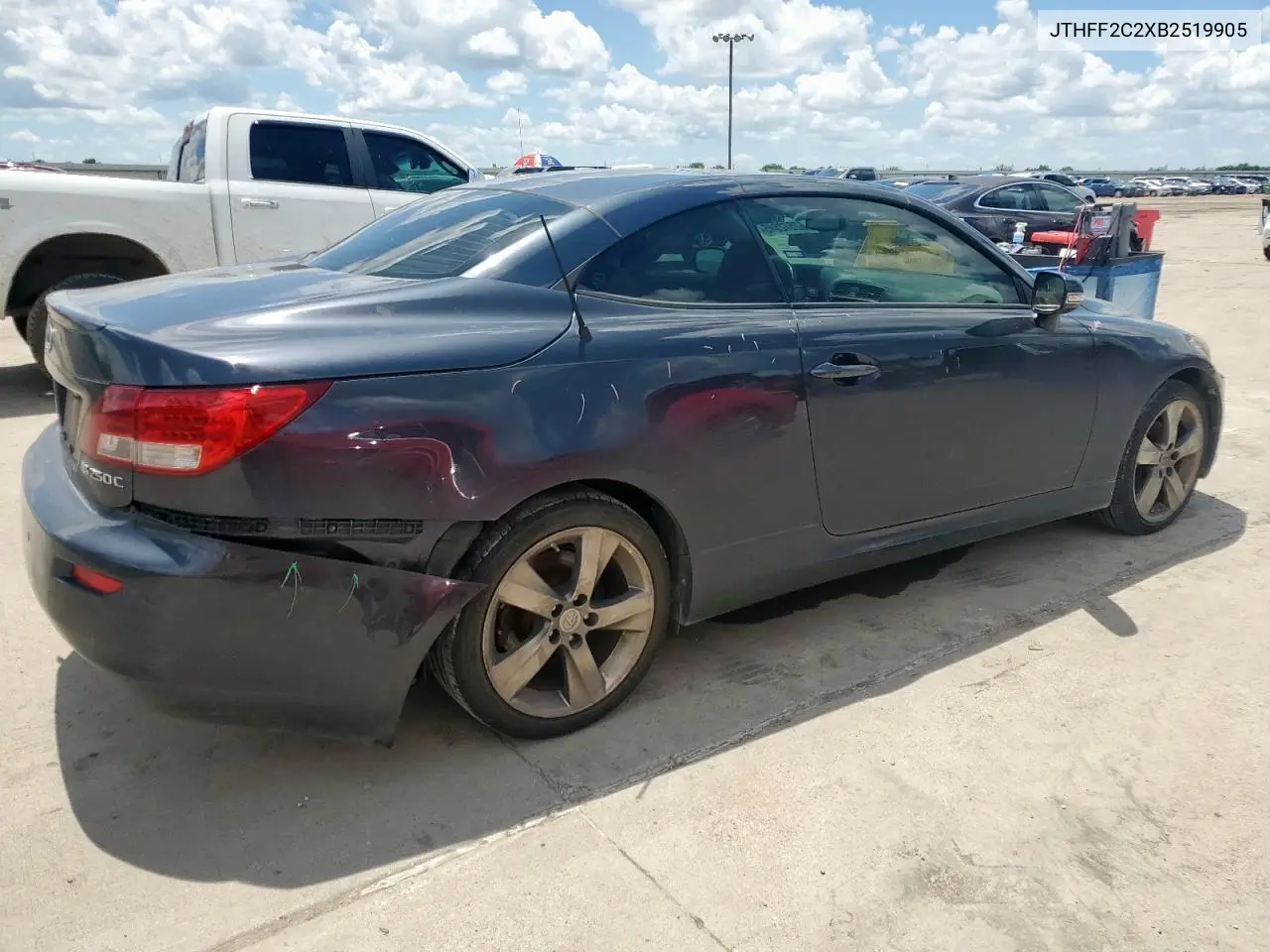 2011 Lexus Is 250 VIN: JTHFF2C2XB2519905 Lot: 62572845