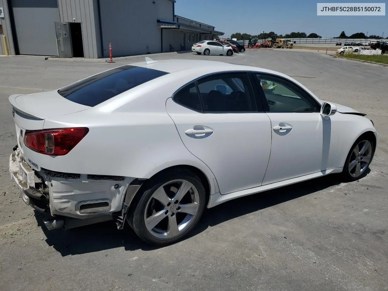 2011 Lexus Is 250 VIN: JTHBF5C28B5150072 Lot: 62573375