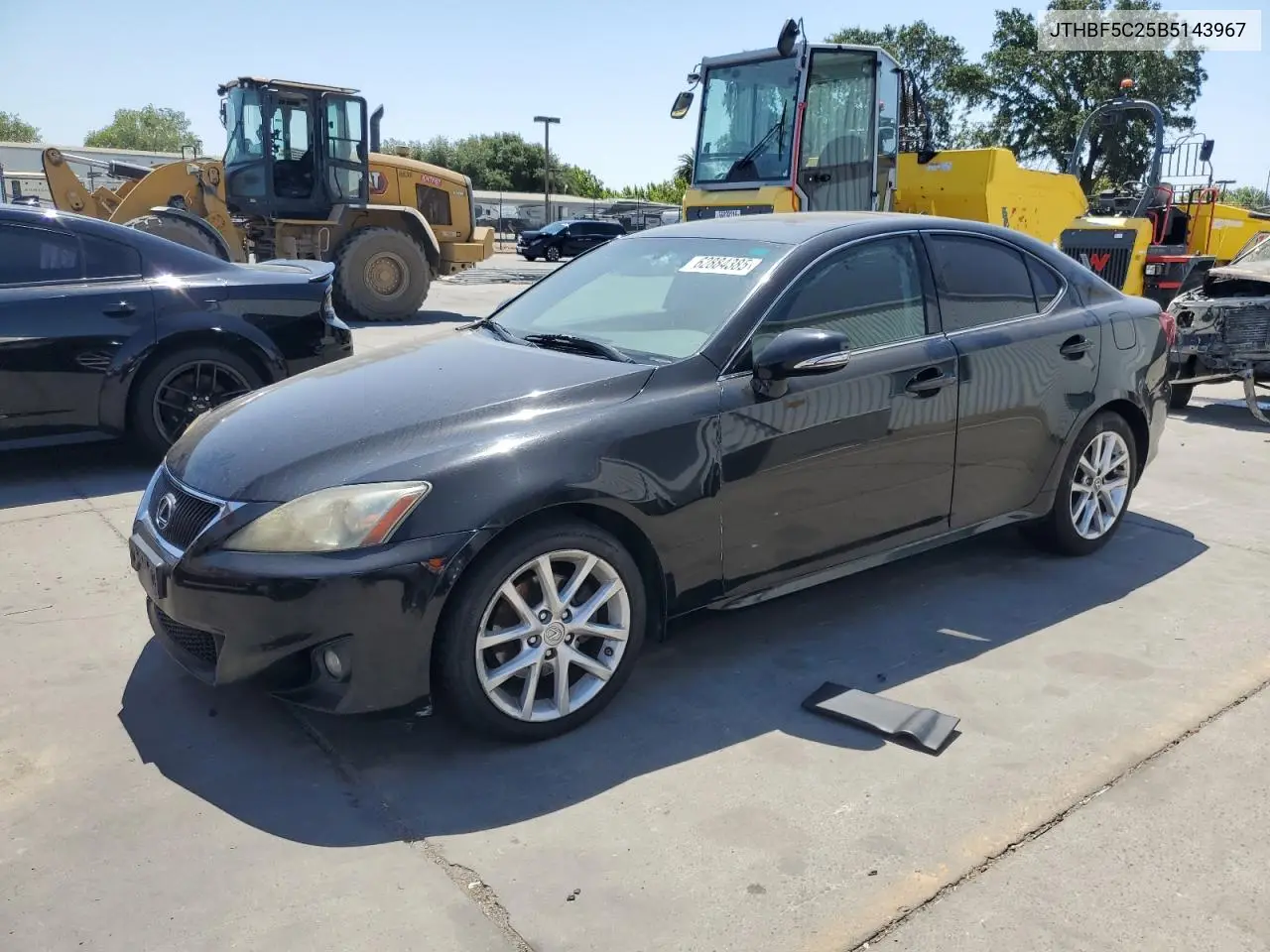 2011 Lexus Is 250 VIN: JTHBF5C25B5143967 Lot: 62884385