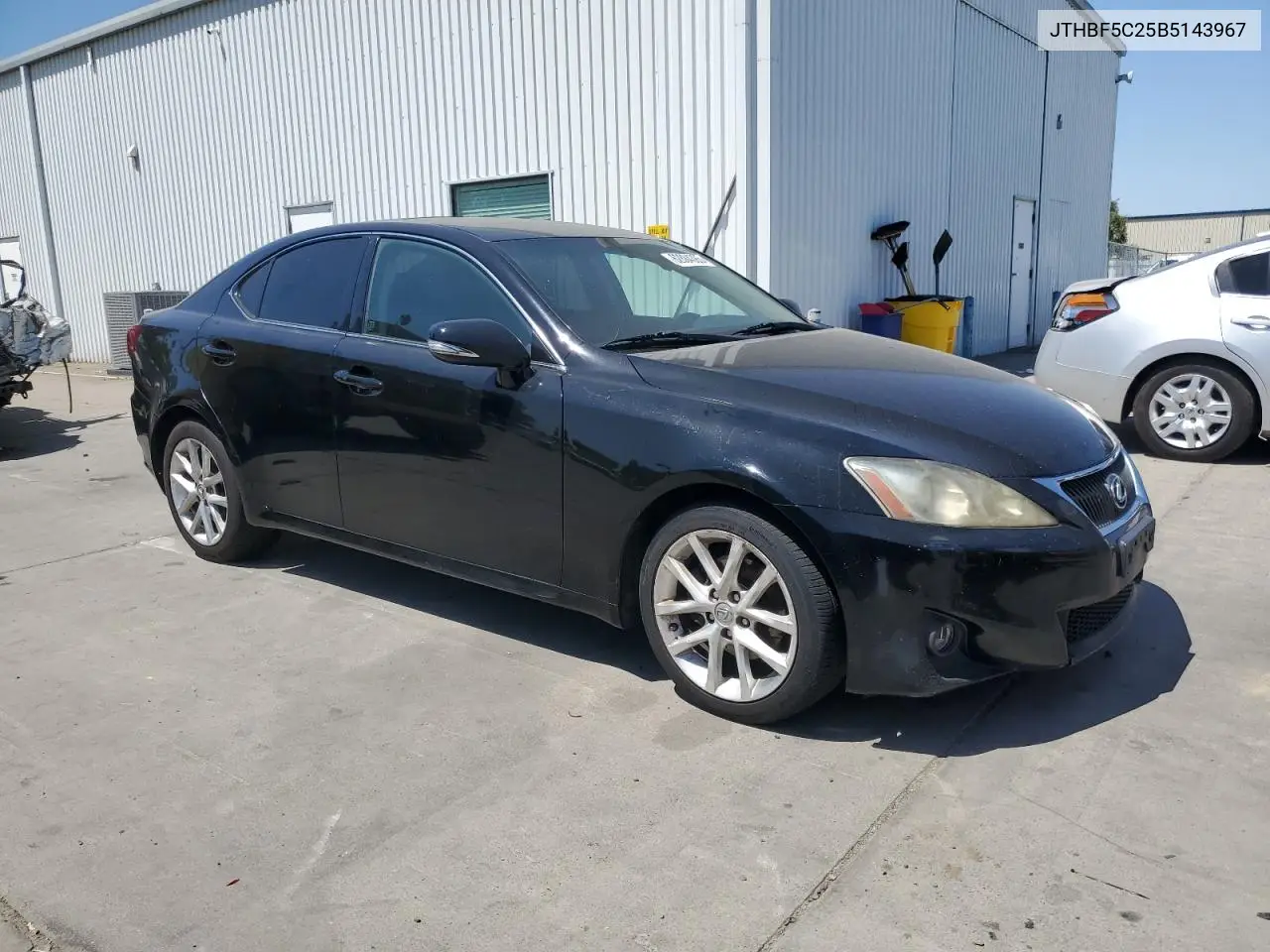 2011 Lexus Is 250 VIN: JTHBF5C25B5143967 Lot: 62884385