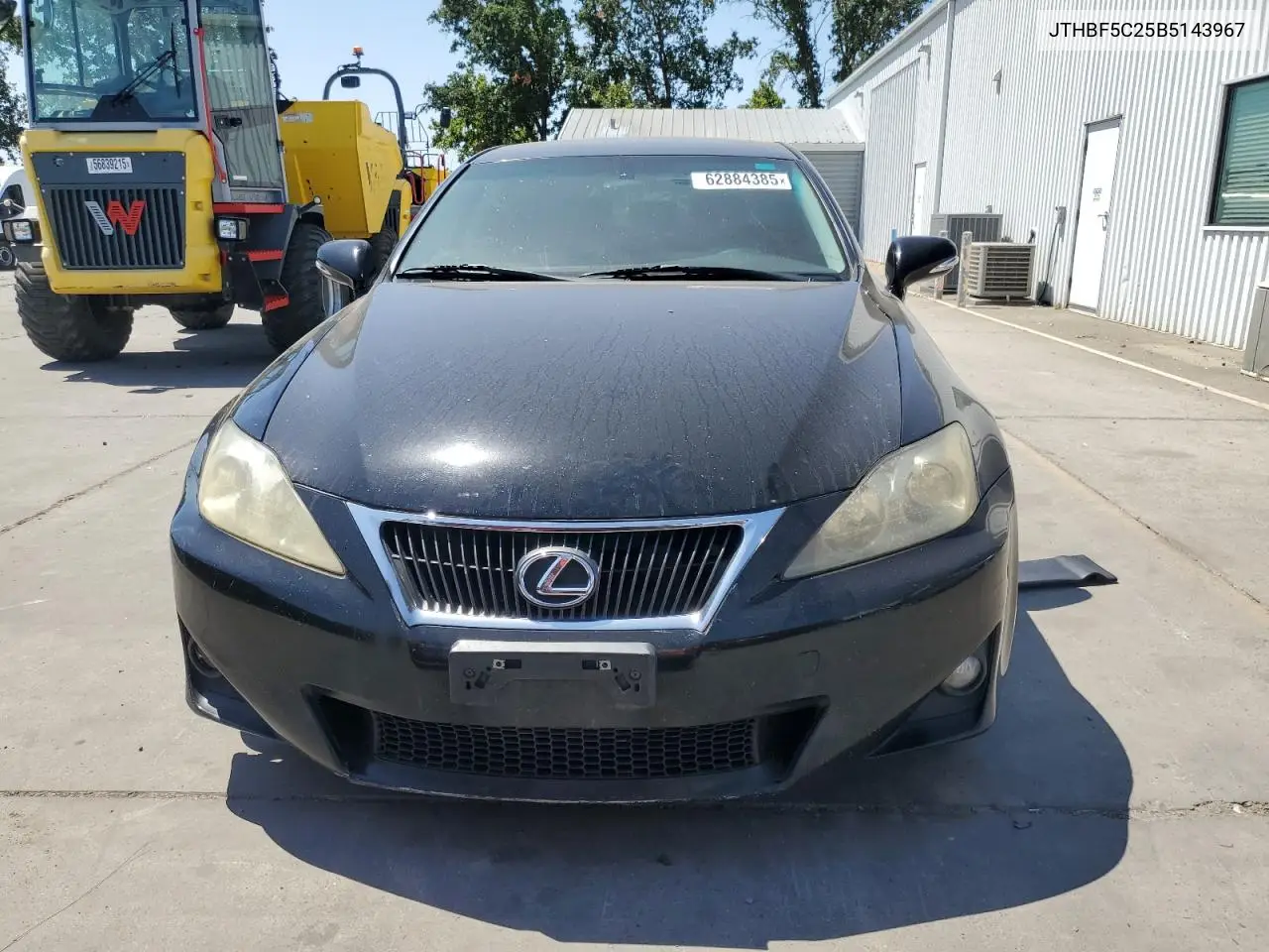 2011 Lexus Is 250 VIN: JTHBF5C25B5143967 Lot: 62884385