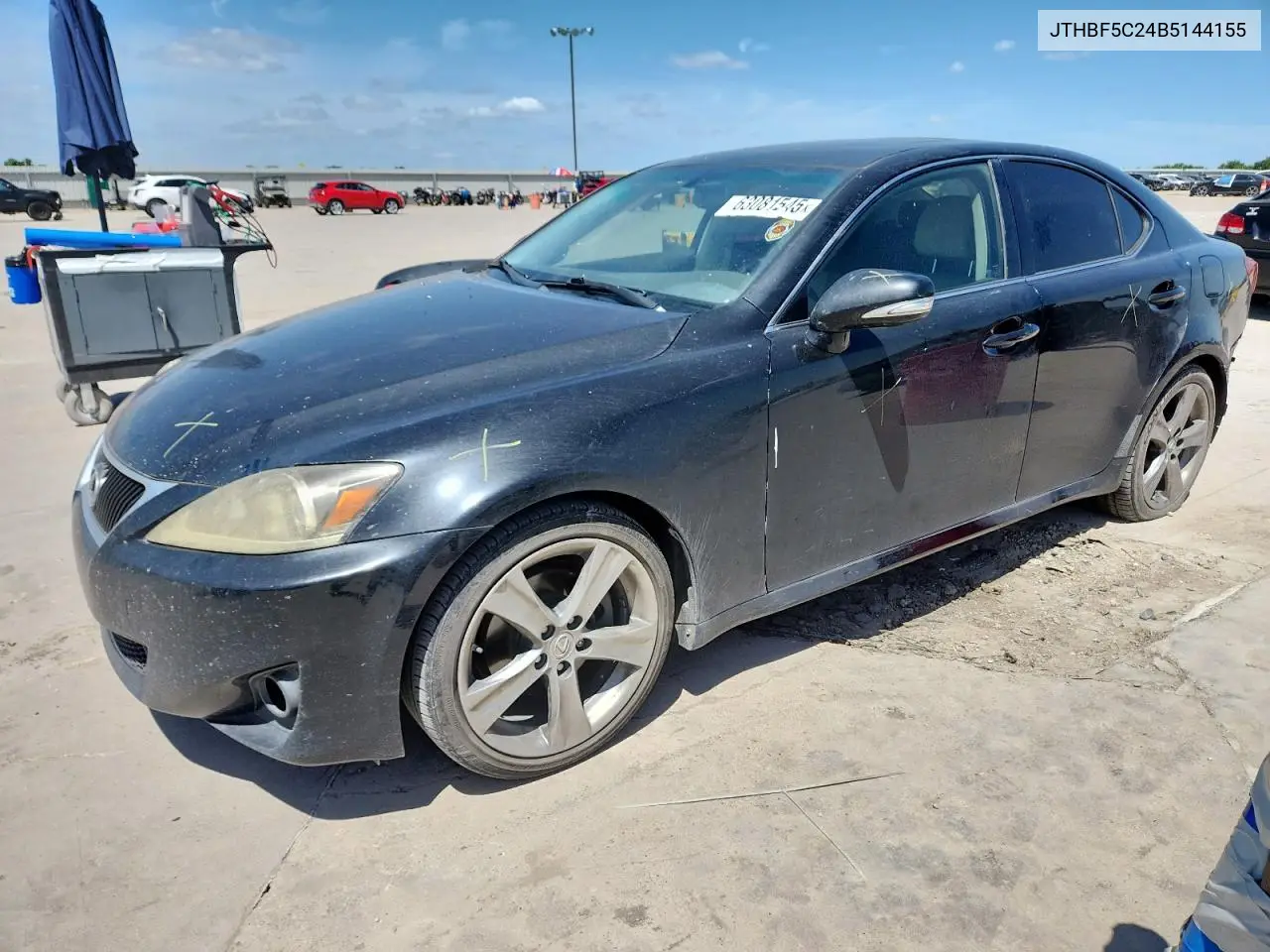 2011 Lexus Is 250 VIN: JTHBF5C24B5144155 Lot: 63081545