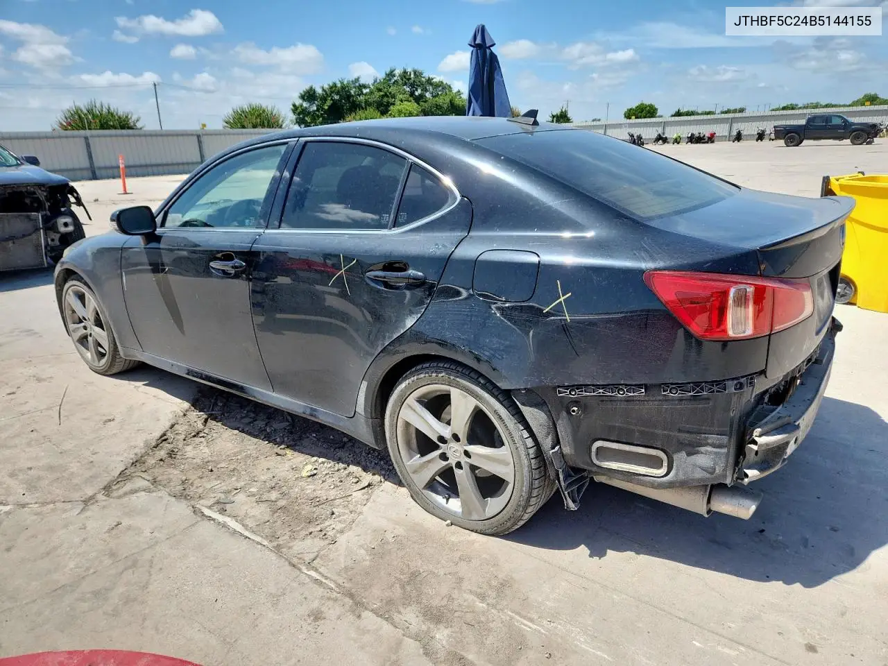 2011 Lexus Is 250 VIN: JTHBF5C24B5144155 Lot: 63081545