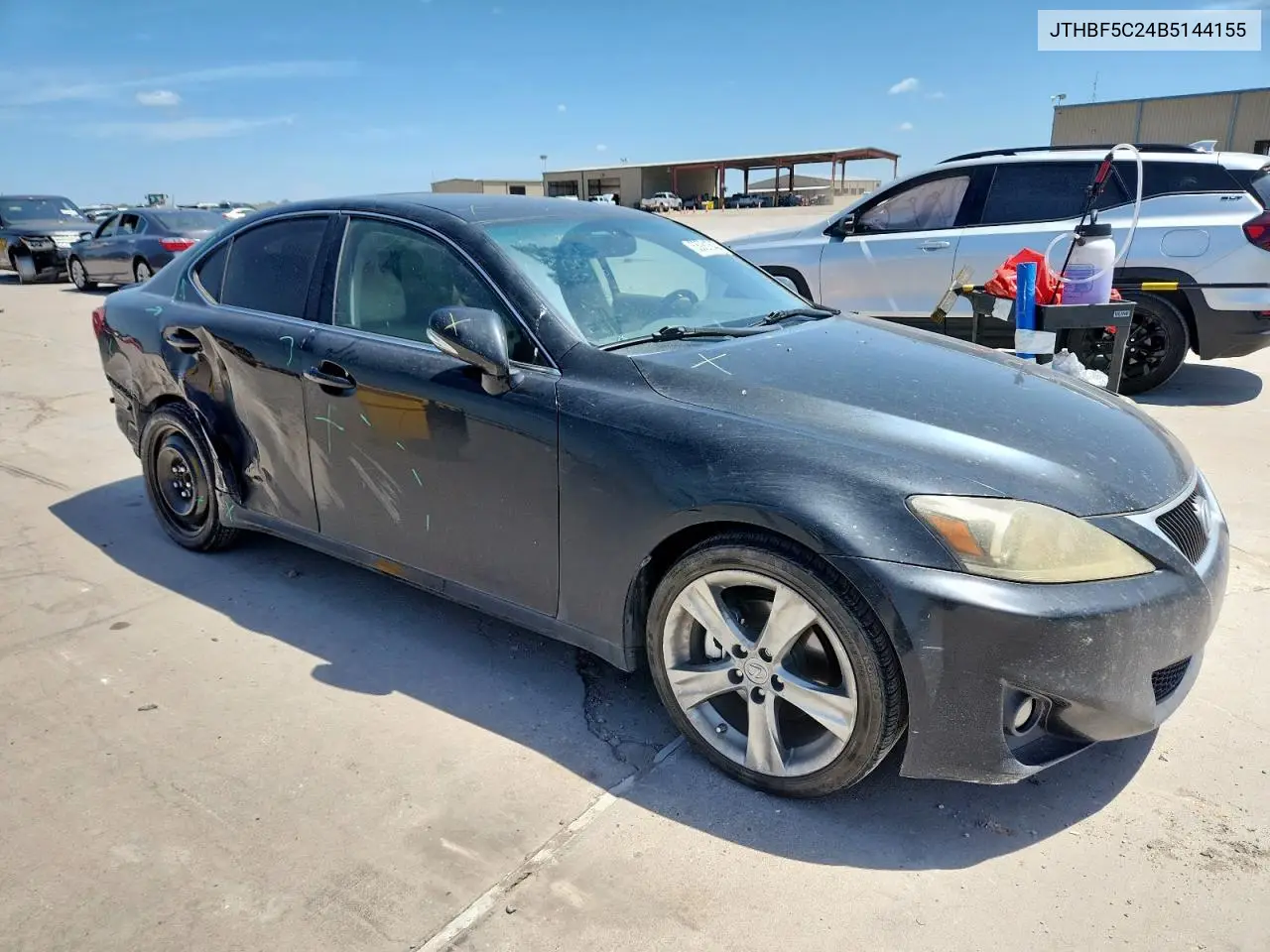 2011 Lexus Is 250 VIN: JTHBF5C24B5144155 Lot: 63081545