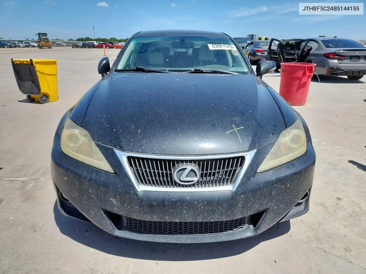 2011 Lexus Is 250 VIN: JTHBF5C24B5144155 Lot: 63081545