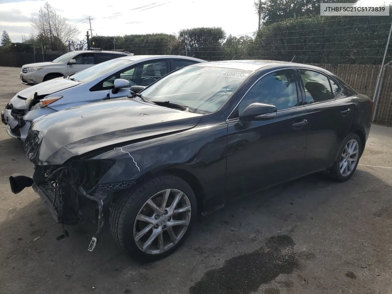 2012 Lexus Is 250 VIN: JTHBF5C21C5173839 Lot: 43399155