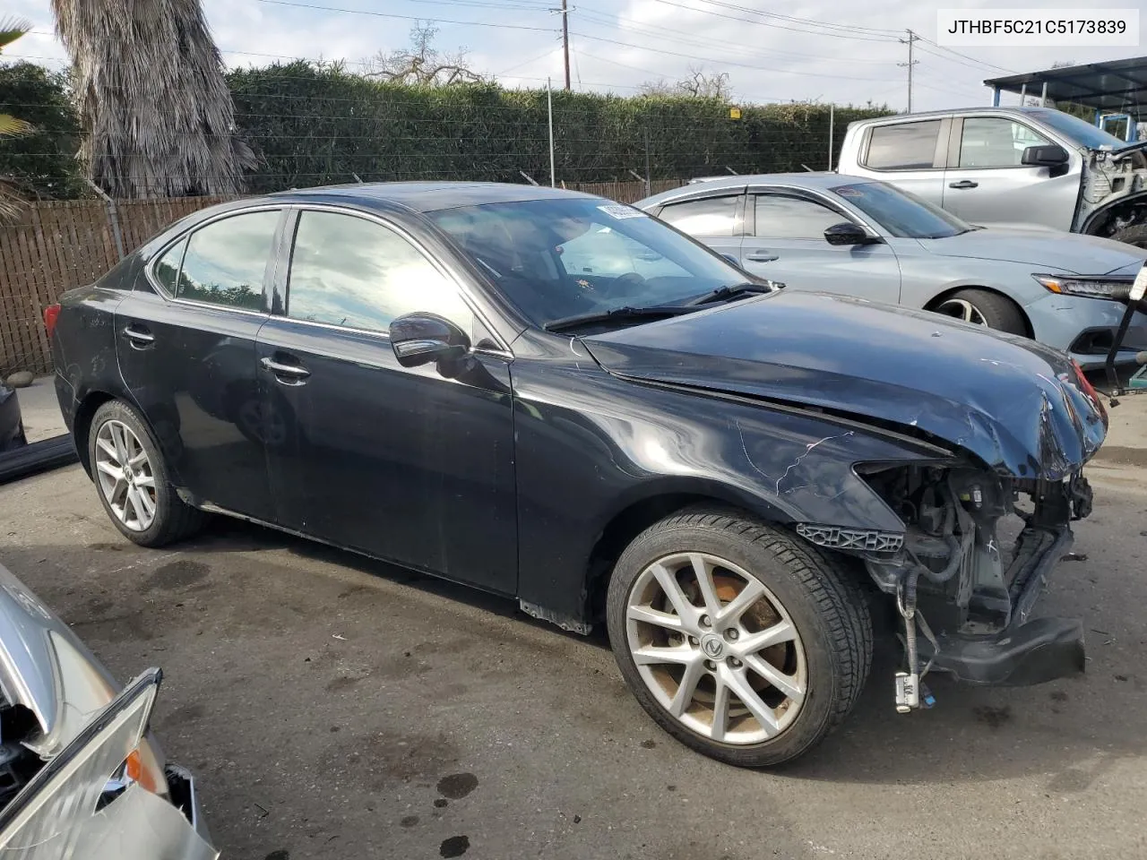 2012 Lexus Is 250 VIN: JTHBF5C21C5173839 Lot: 43399155
