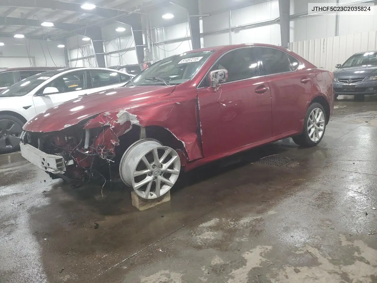 2012 Lexus Is 250 VIN: JTHCF5C23C2035824 Lot: 51487215