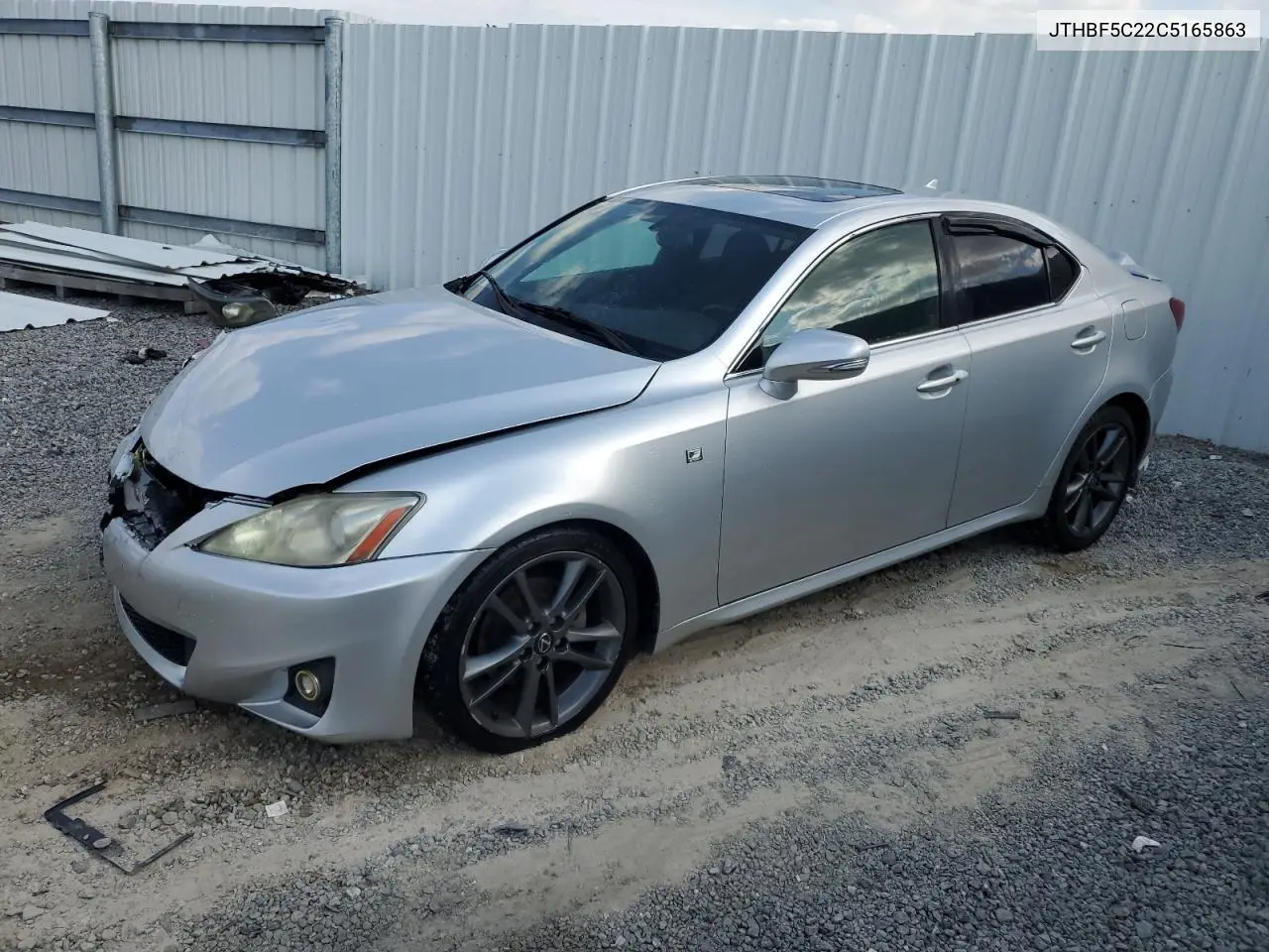 2012 Lexus Is 250 VIN: JTHBF5C22C5165863 Lot: 52546885
