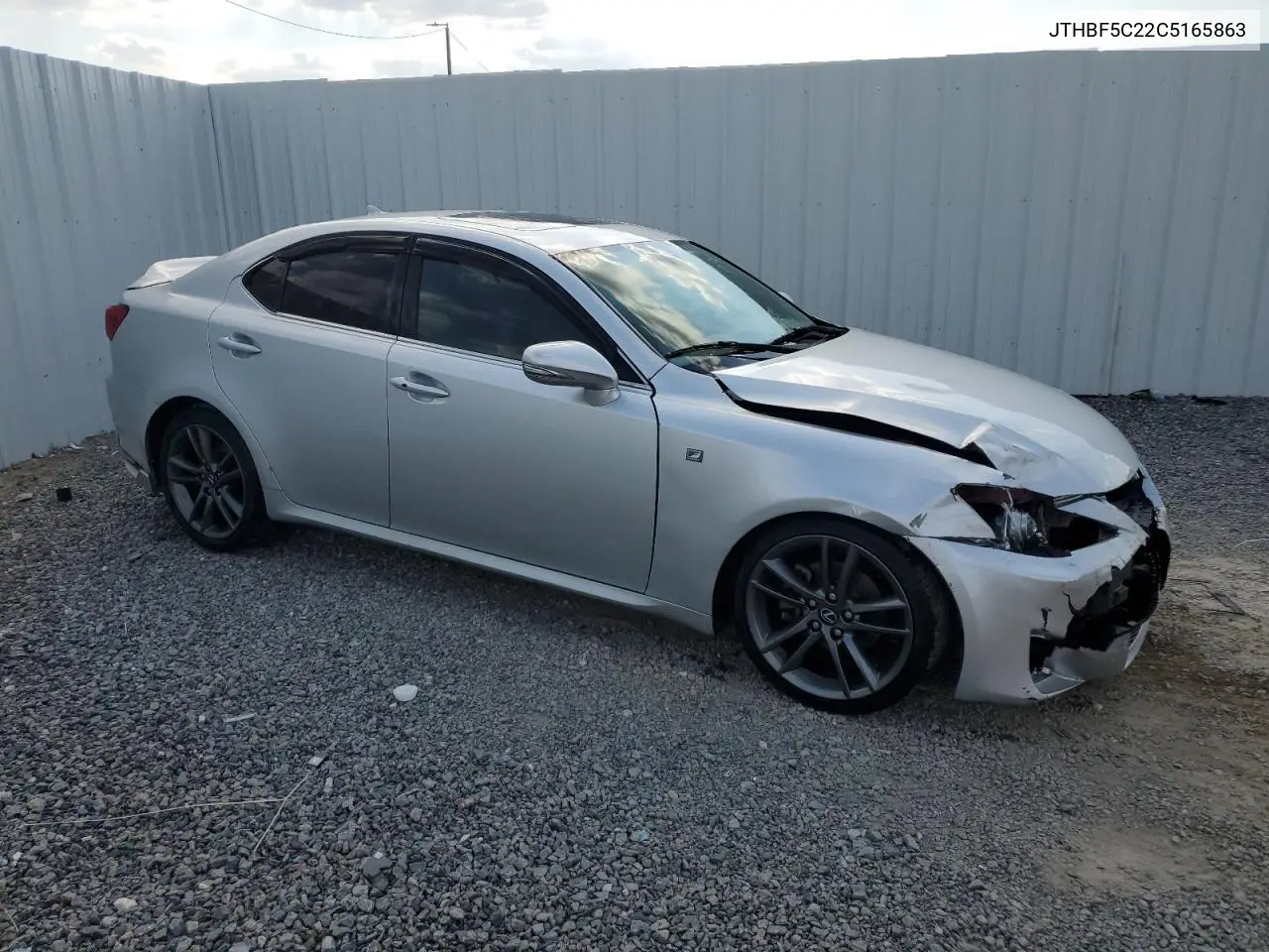 2012 Lexus Is 250 VIN: JTHBF5C22C5165863 Lot: 52546885