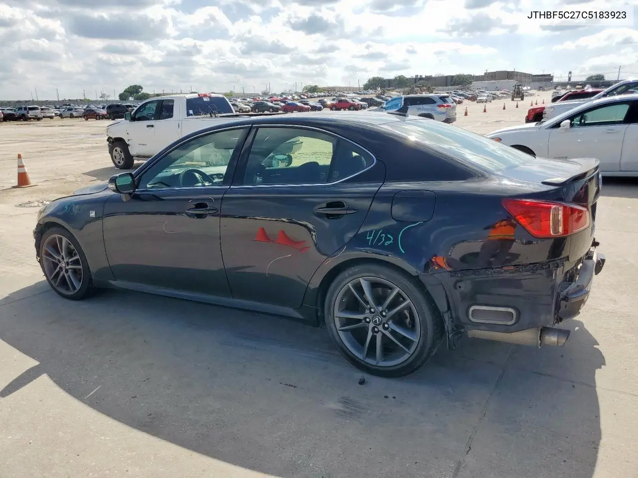 2012 Lexus Is 250 VIN: JTHBF5C27C5183923 Lot: 55645925