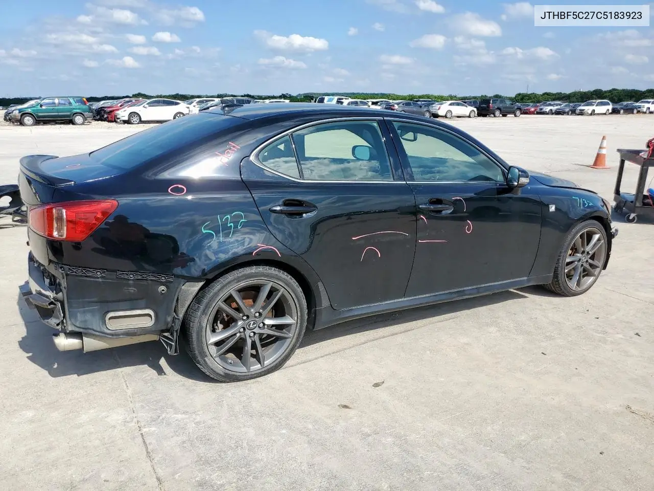 2012 Lexus Is 250 VIN: JTHBF5C27C5183923 Lot: 55645925