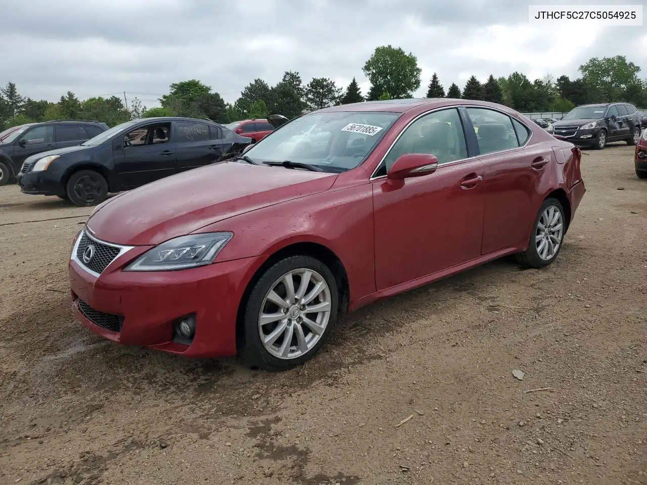 2012 Lexus Is 250 VIN: JTHCF5C27C5054925 Lot: 56701885