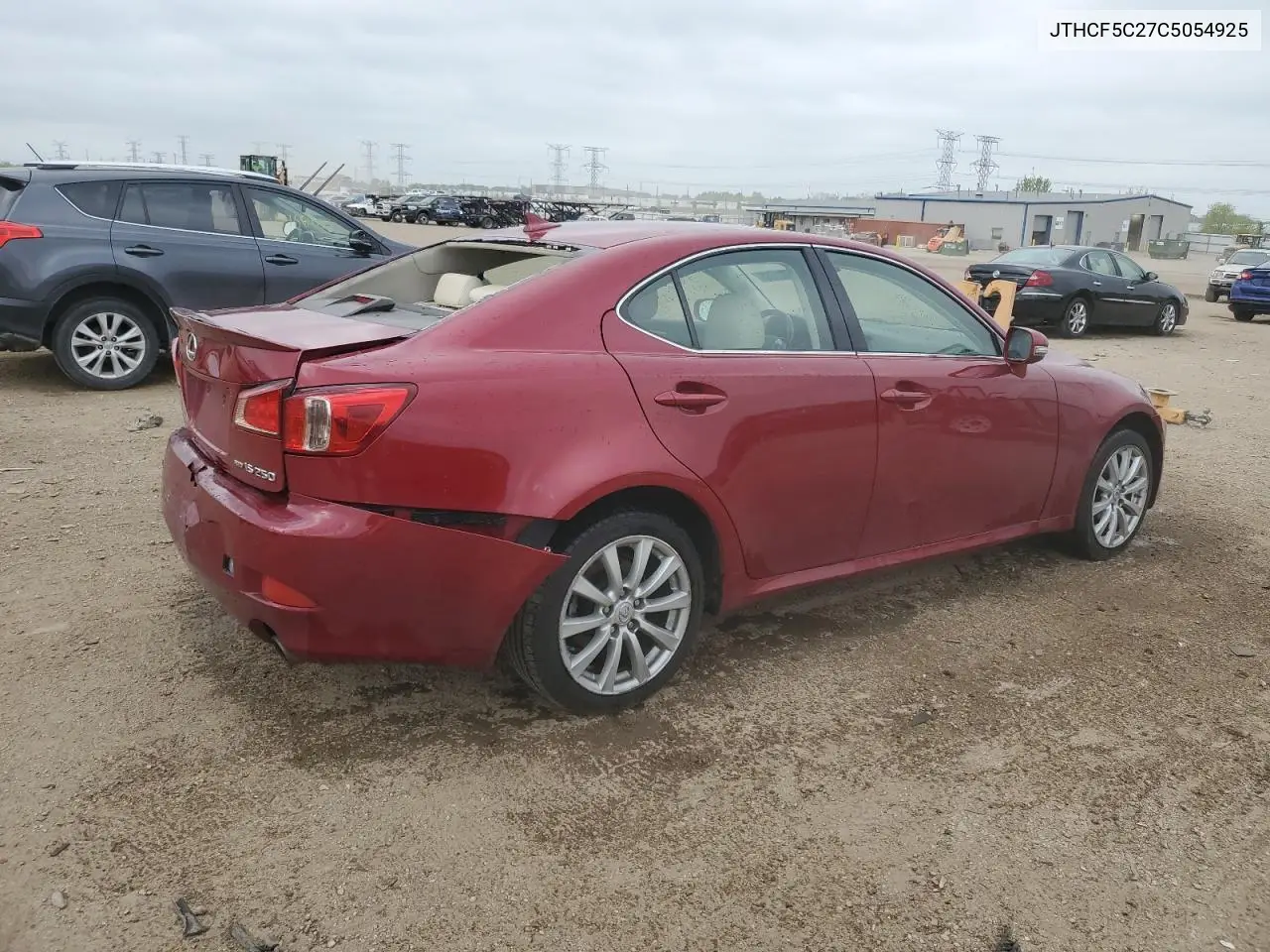 2012 Lexus Is 250 VIN: JTHCF5C27C5054925 Lot: 56701885