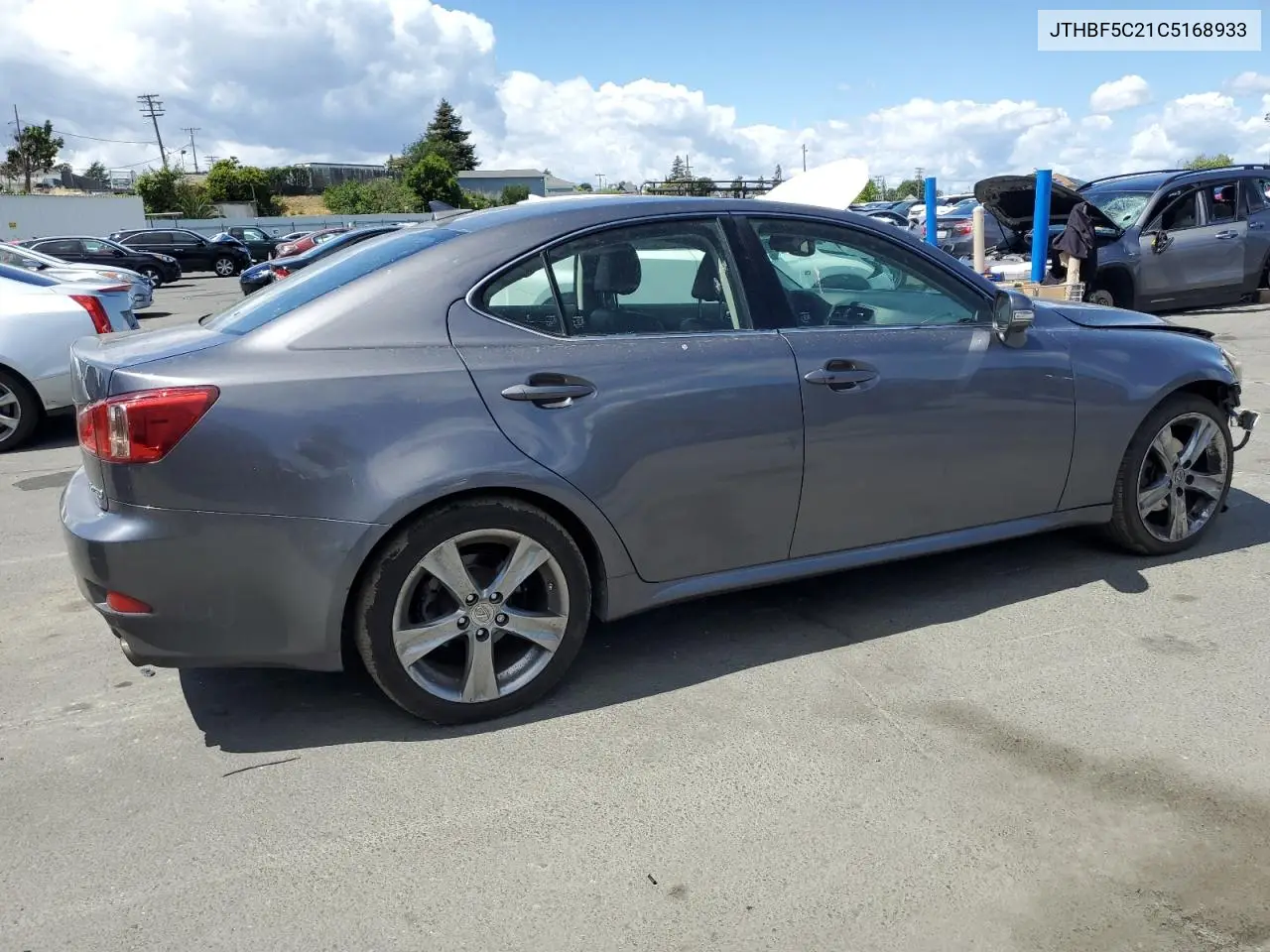 2012 Lexus Is 250 VIN: JTHBF5C21C5168933 Lot: 56702025