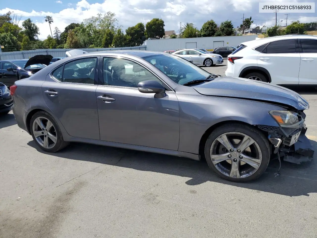 2012 Lexus Is 250 VIN: JTHBF5C21C5168933 Lot: 56702025