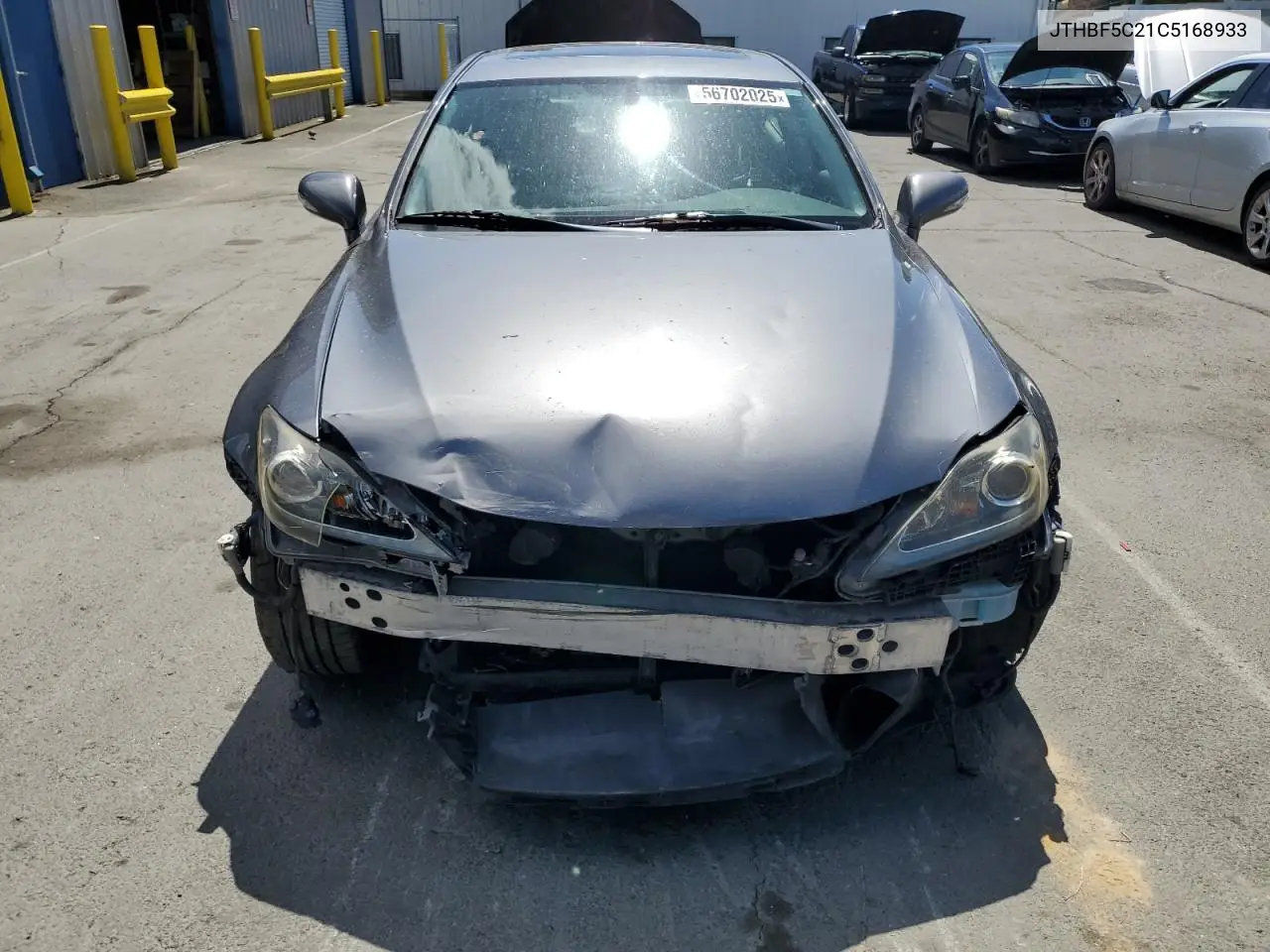 2012 Lexus Is 250 VIN: JTHBF5C21C5168933 Lot: 56702025