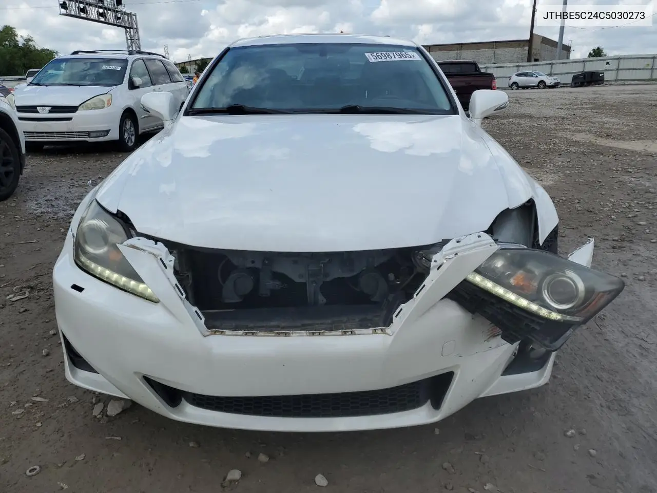 2012 Lexus Is 350 VIN: JTHBE5C24C5030273 Lot: 56987965
