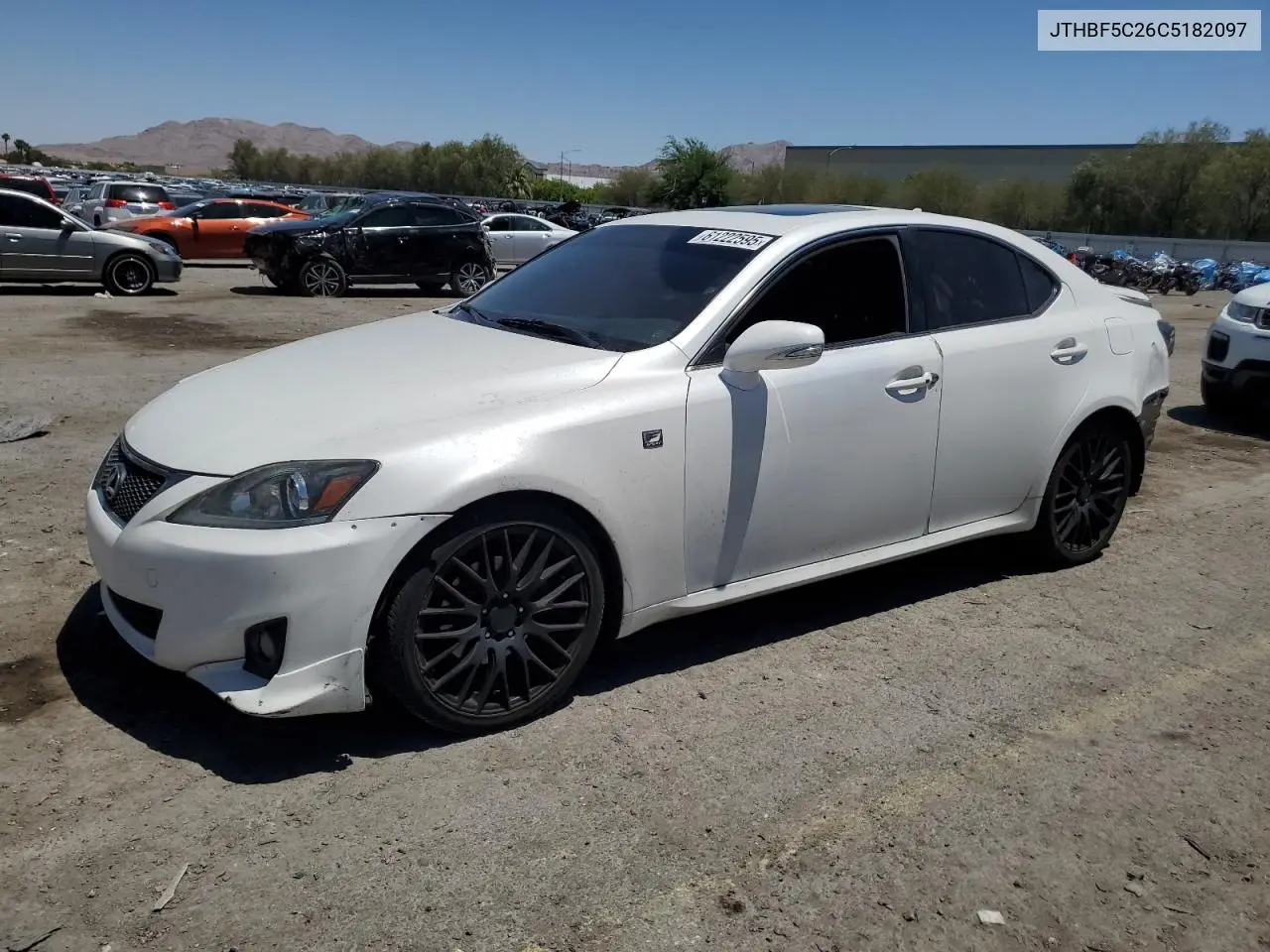 2012 Lexus Is 250 VIN: JTHBF5C26C5182097 Lot: 61222595
