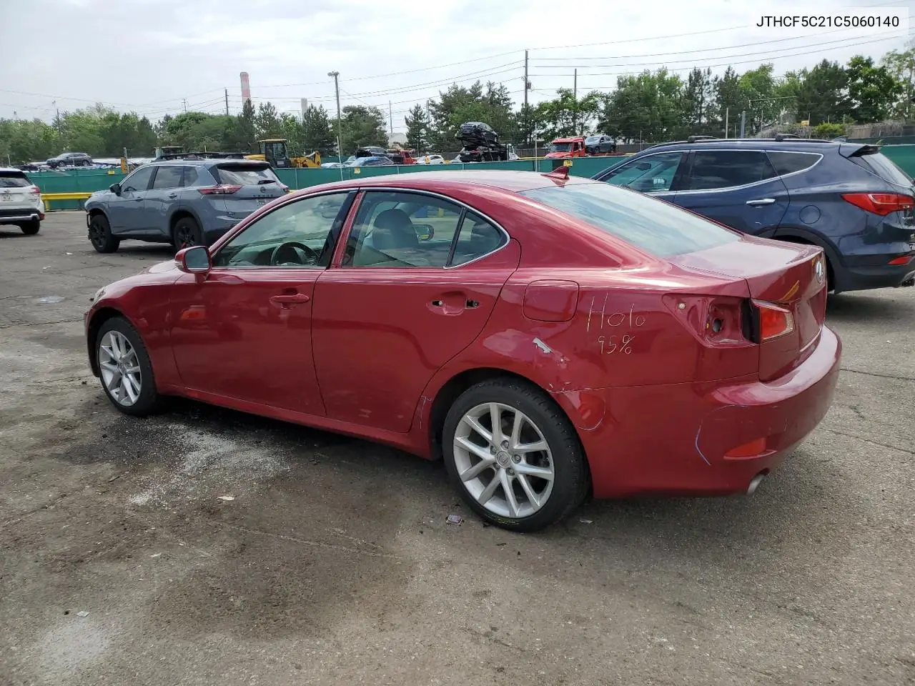 2012 Lexus Is 250 VIN: JTHCF5C21C5060140 Lot: 61239645