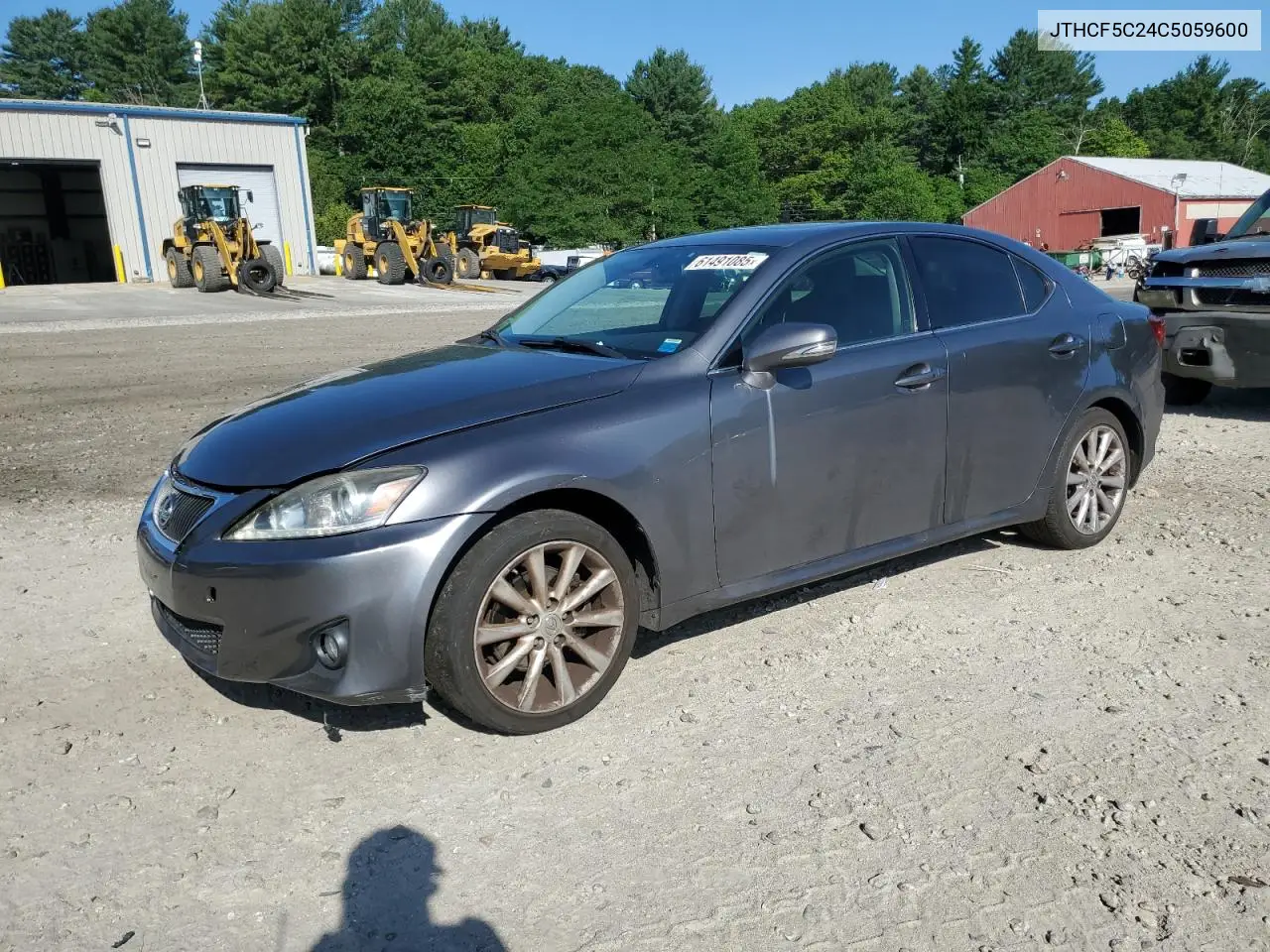 2012 Lexus Is 250 VIN: JTHCF5C24C5059600 Lot: 61491085