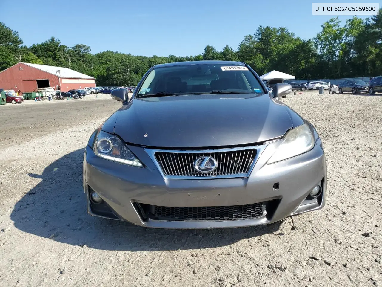 2012 Lexus Is 250 VIN: JTHCF5C24C5059600 Lot: 61491085
