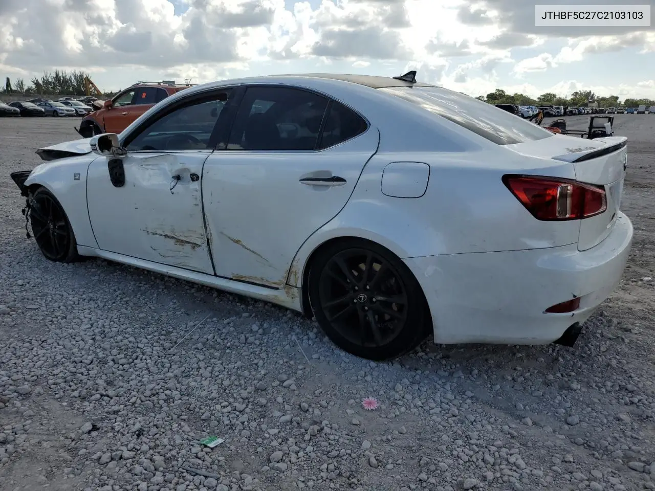 2012 Lexus Is 250 VIN: JTHBF5C27C2103103 Lot: 61854135