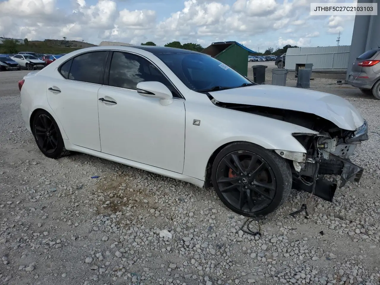 2012 Lexus Is 250 VIN: JTHBF5C27C2103103 Lot: 61854135