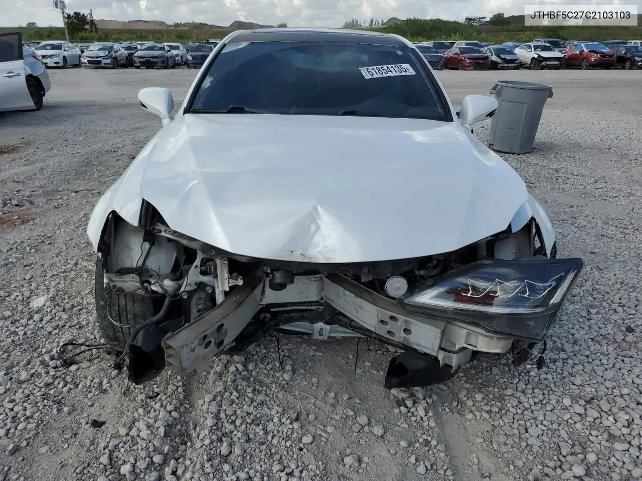 2012 Lexus Is 250 VIN: JTHBF5C27C2103103 Lot: 61854135