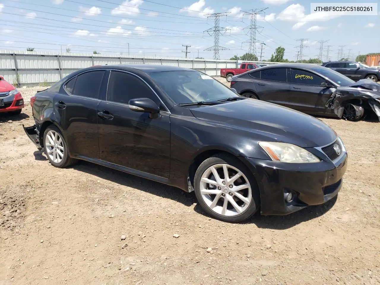 2012 Lexus Is 250 VIN: JTHBF5C25C5180261 Lot: 62020035