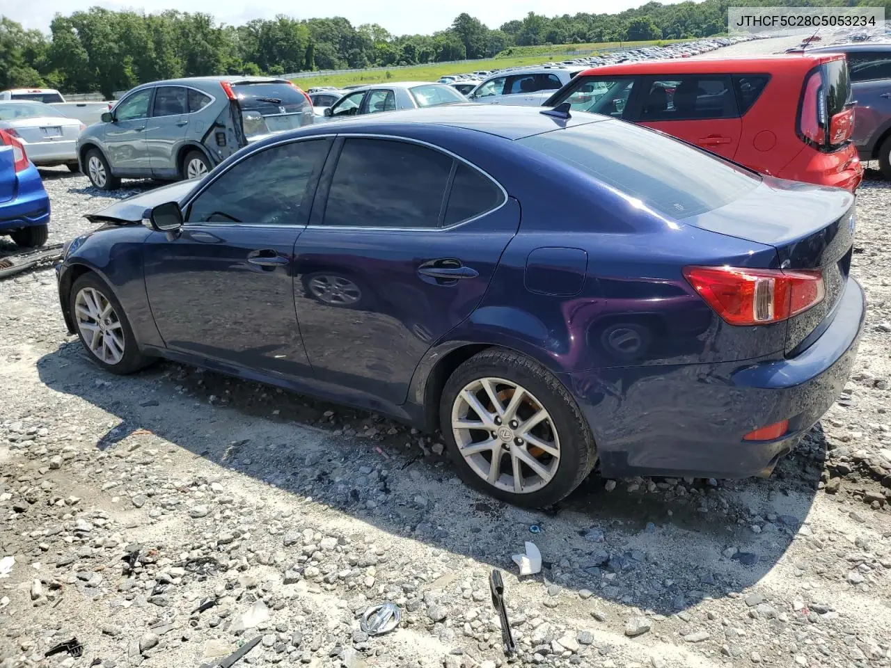 2012 Lexus Is 250 VIN: JTHCF5C28C5053234 Lot: 62221865