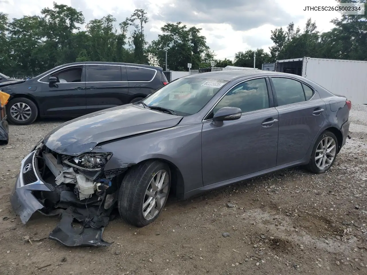 2012 Lexus Is 350 VIN: JTHCE5C26C5002334 Lot: 62225635
