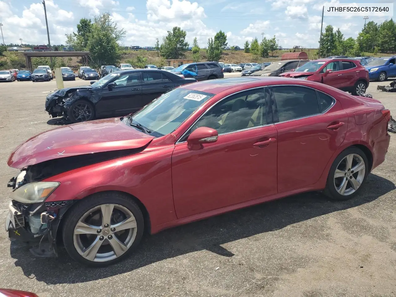 2012 Lexus Is 250 VIN: JTHBF5C26C5172640 Lot: 62362815