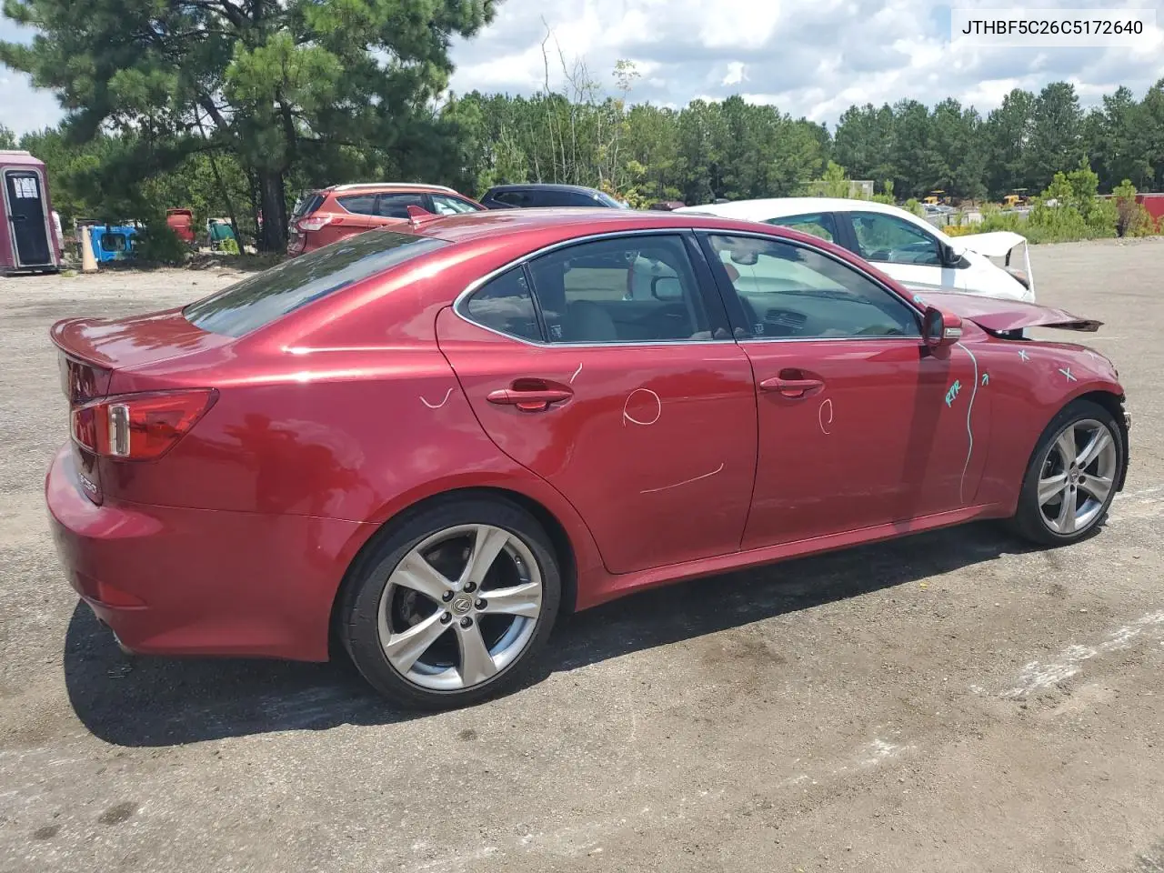 2012 Lexus Is 250 VIN: JTHBF5C26C5172640 Lot: 62362815