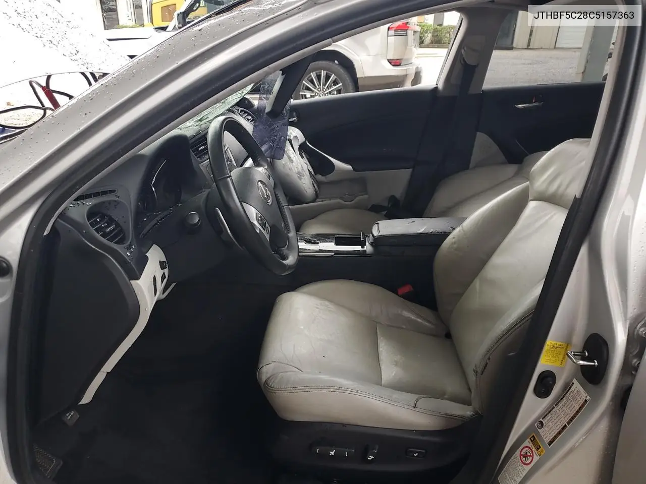 2012 Lexus Is 250 VIN: JTHBF5C28C5157363 Lot: 62586475
