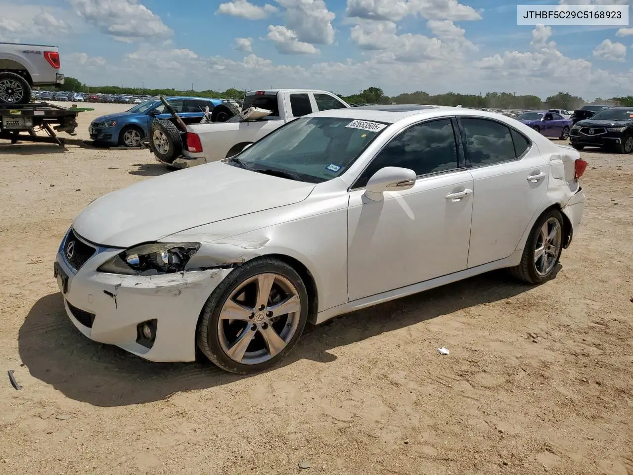 2012 Lexus Is 250 VIN: JTHBF5C29C5168923 Lot: 62653505
