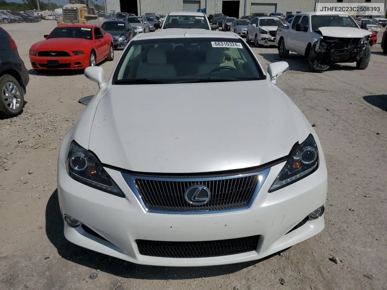 2012 Lexus Is 350 VIN: JTHFE2C23C2508393 Lot: 68310324