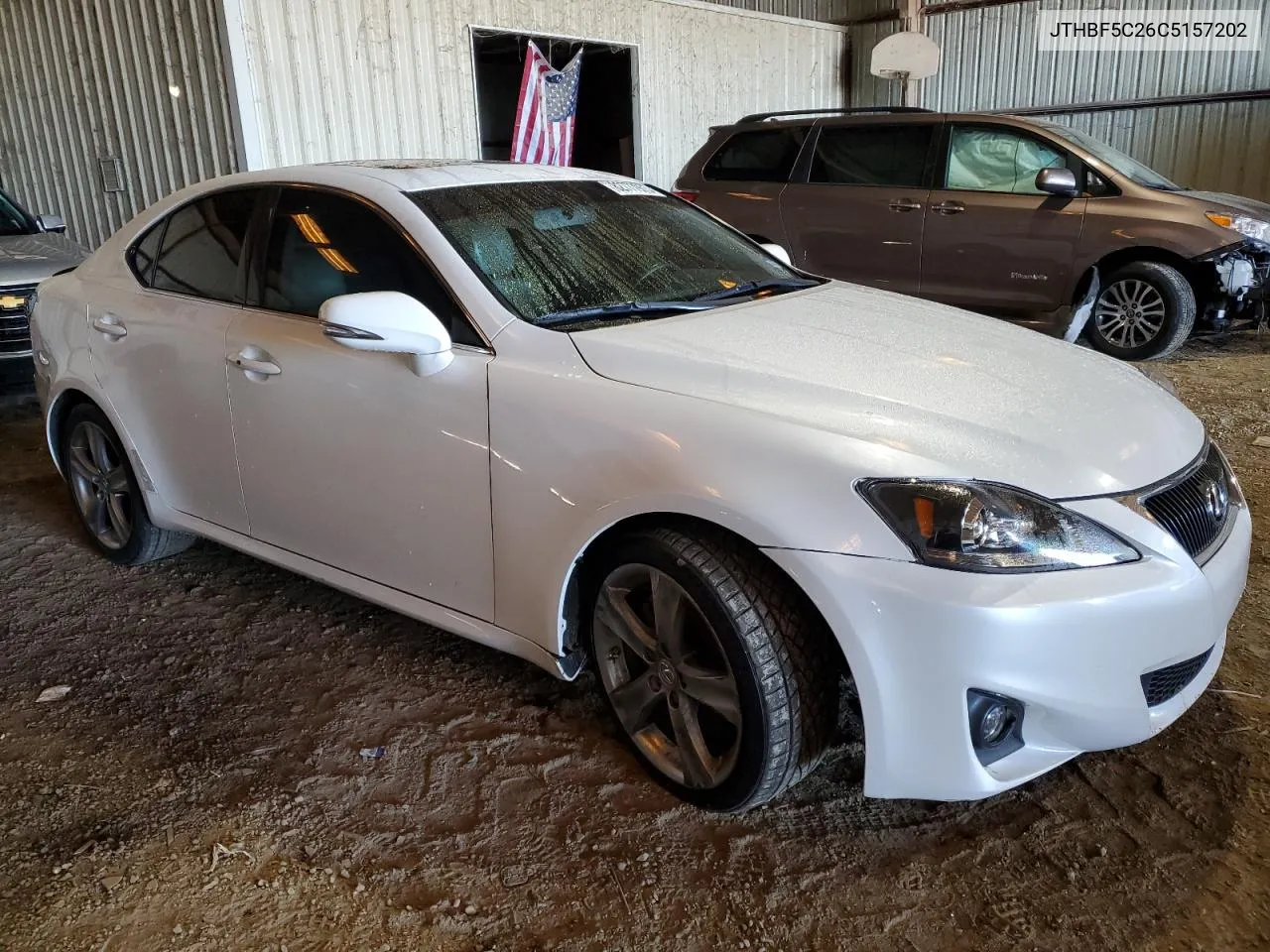 2012 Lexus Is 250 VIN: JTHBF5C26C5157202 Lot: 82777973