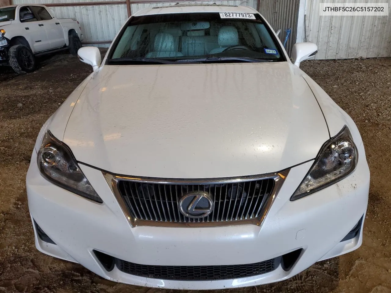 2012 Lexus Is 250 VIN: JTHBF5C26C5157202 Lot: 82777973