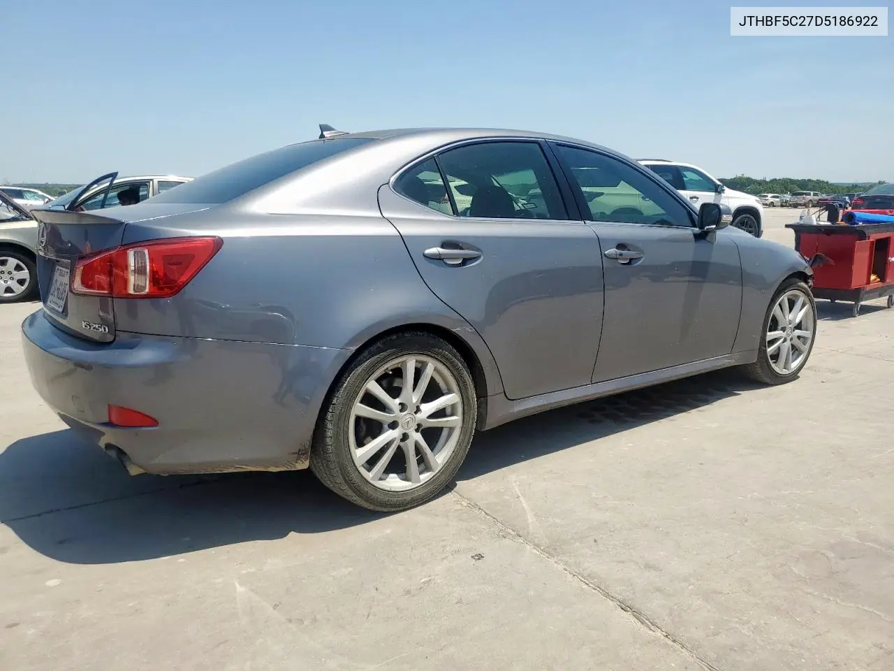 2013 Lexus Is 250 VIN: JTHBF5C27D5186922 Lot: 56960025